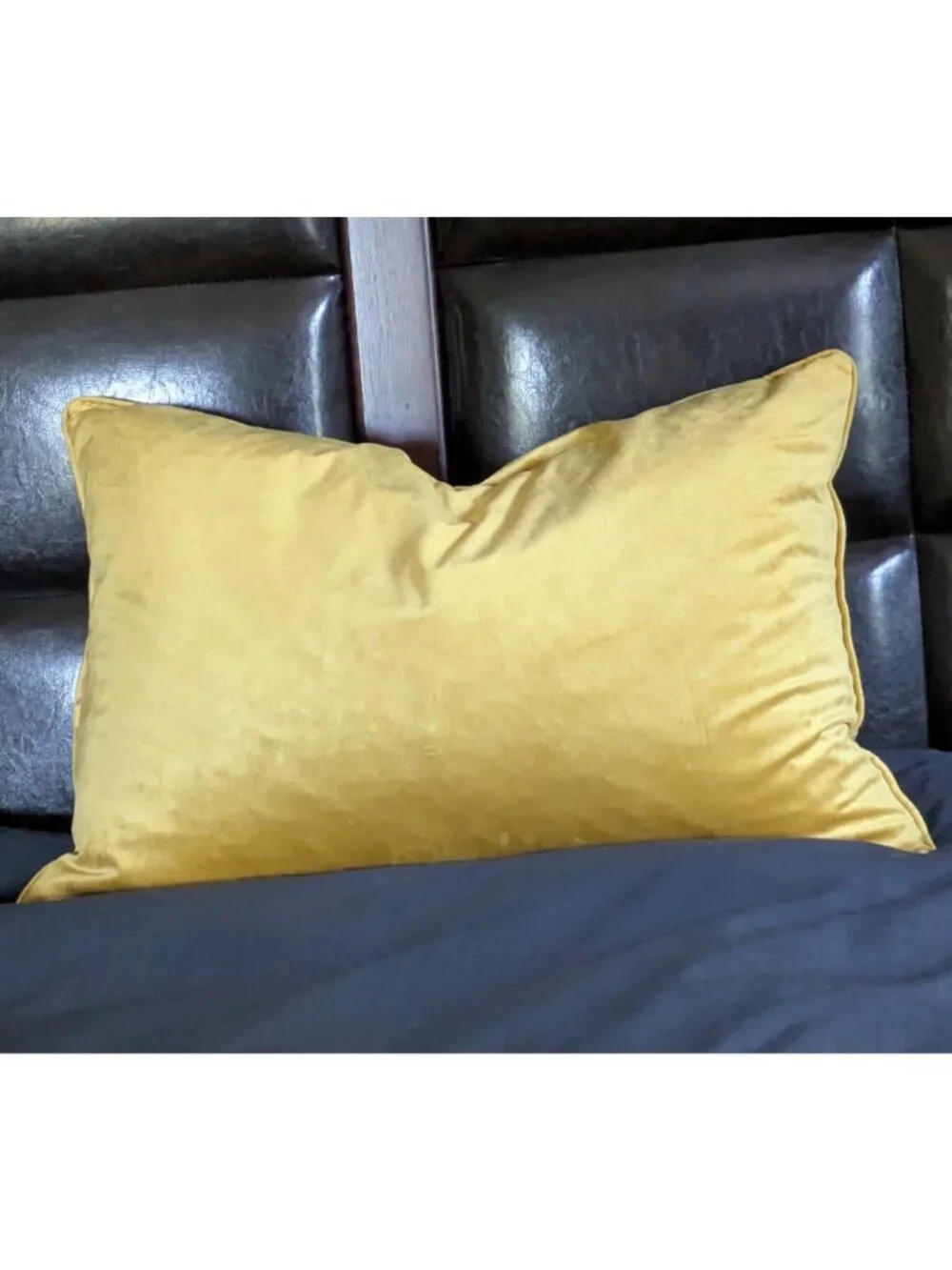 Rodeo Home Gold Velour Brocade Throw Pillow Down Feather Filled MCM 18x26
